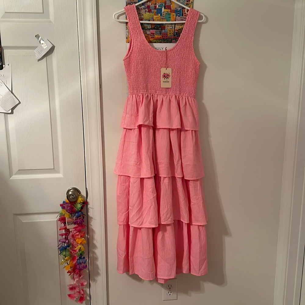 Pink boutique dress